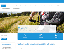 Tablet Screenshot of holystaeteft.nl